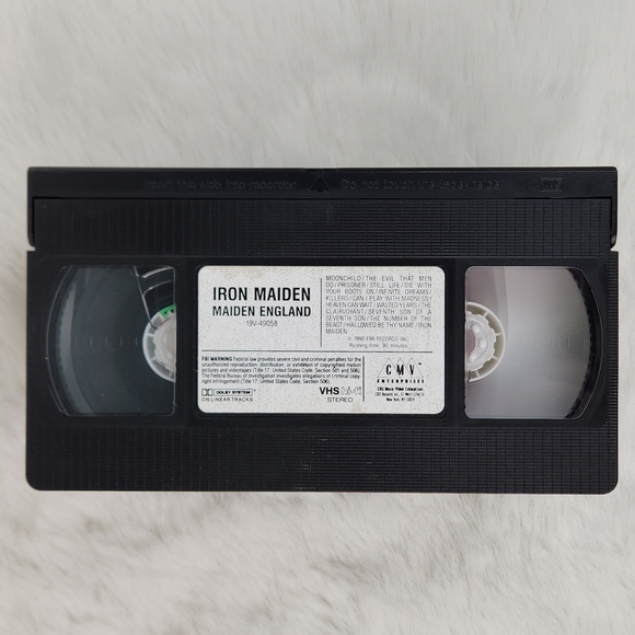 Iron Maiden: Maiden England 1989 VHS Rare out of print - Picture 8 of 13